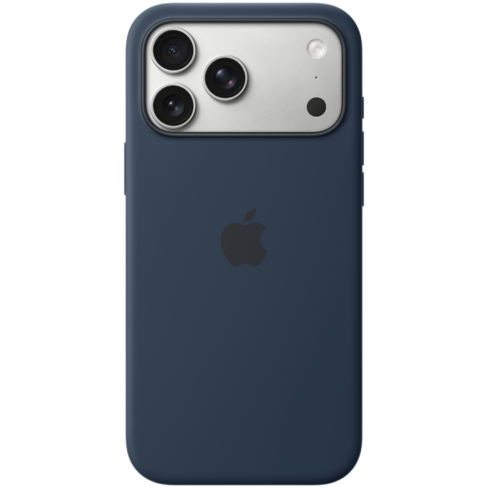 iPhone 17 Pro Max Silicone Case with MagSafe Midnight, Model A3560