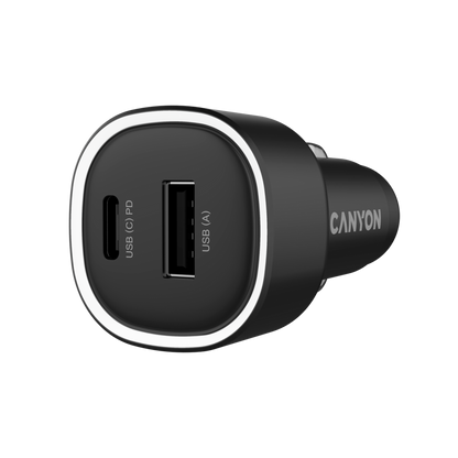 CANYON OnDrive 48 PD 48W USB A USB C Autoladegerät schwarz