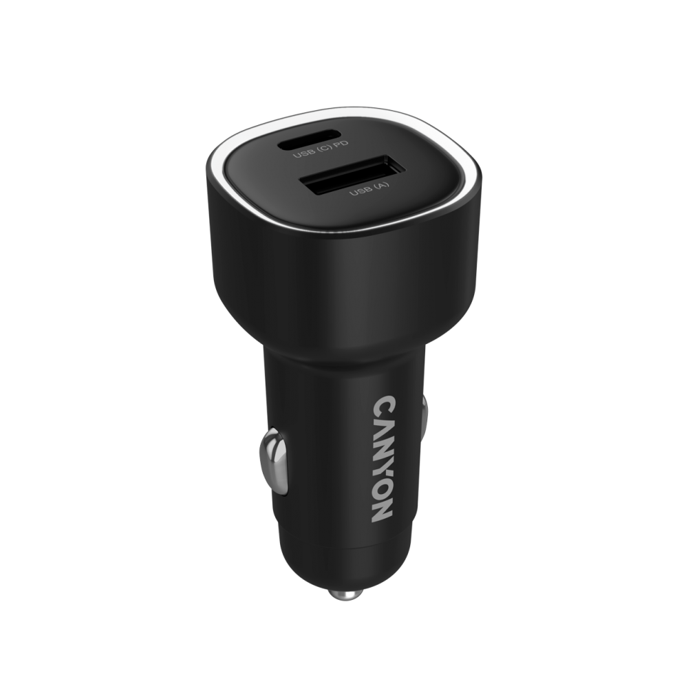 CANYON OnDrive 48 PD 48W USB A USB C Autoladegerät schwarz