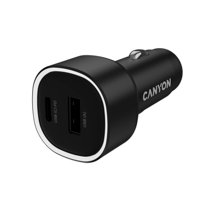 CANYON Kfz-Ladegerät OnDrive 85 PD 85W USB A USB C schwarz