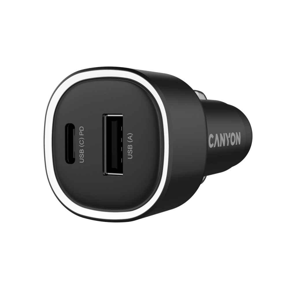 CANYON Kfz-Ladegerät OnDrive 85 PD 85W USB A USB C schwarz