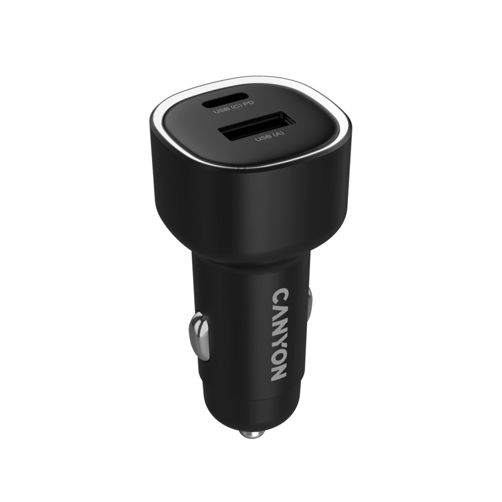 CANYON Kfz-Ladegerät OnDrive 85 PD 85W USB A USB C schwarz