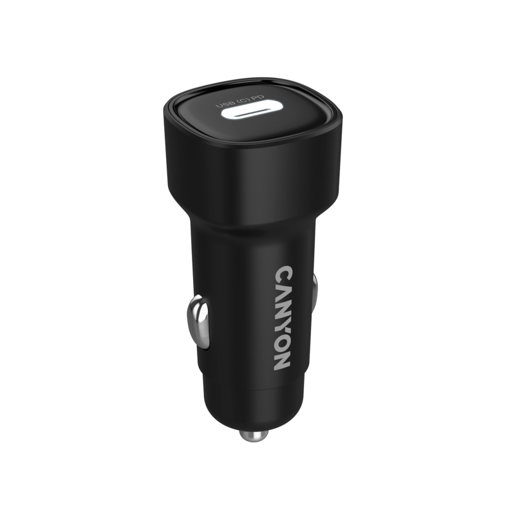 CANYON Ładowarka samochodowa OnDrive 30 PD 30W USB C czarna
