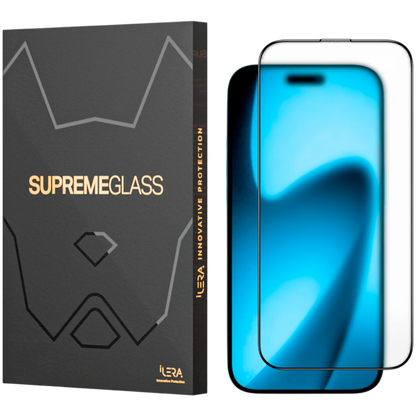 Szkło ochronne matowe iLera FrostedGlass 2.0 do iPhone czarne