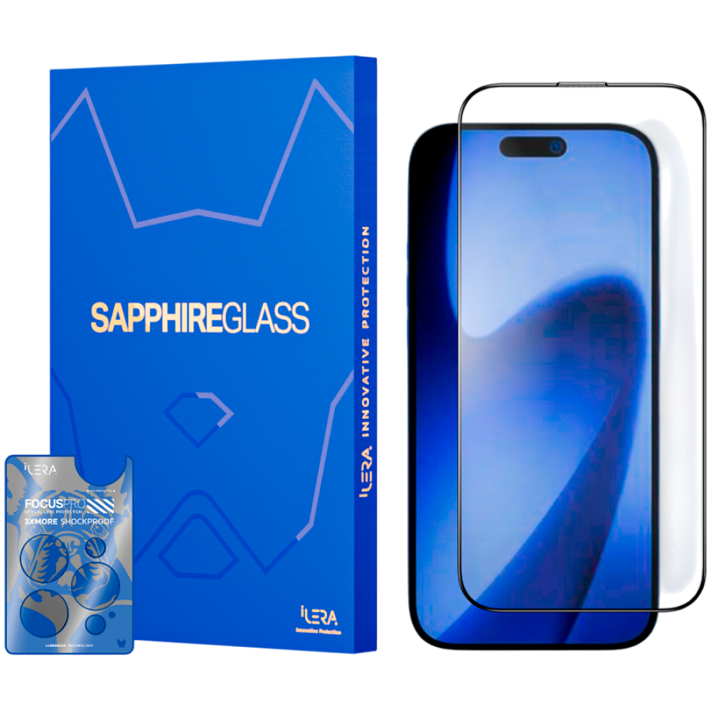 iLera Sapphire Ultra Glass 2.0 Schutzglas iPhone 17 Pro Max