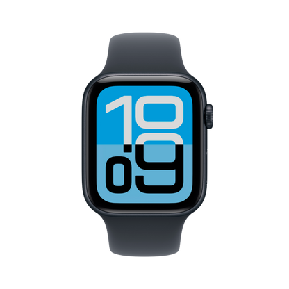 Apple Watch SE 3 GPS 44 mm Aluminium Midnight mit Sportarmband M/L