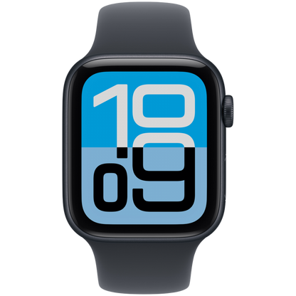 Apple Watch SE 3 GPS 44 mm Aluminium Midnight mit Sportarmband M/L