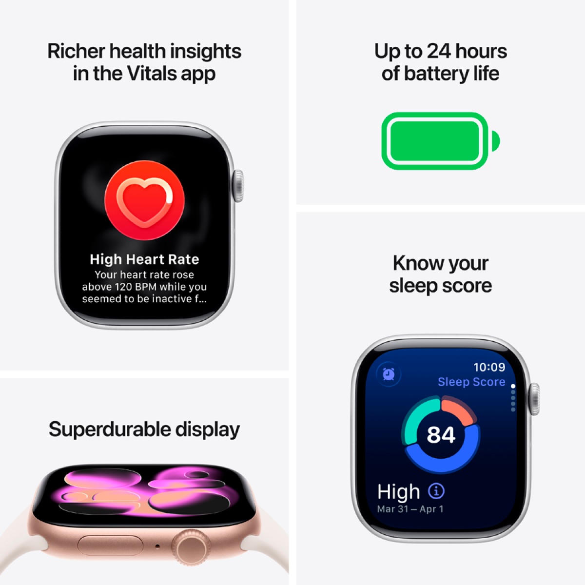 Apple Watch Series 11 GPS Sportuhr Aluminium 46 mm silber