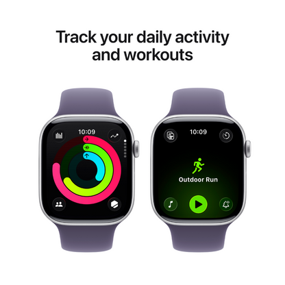 Apple Watch Series 11 GPS Sportuhr Aluminium 46 mm silber