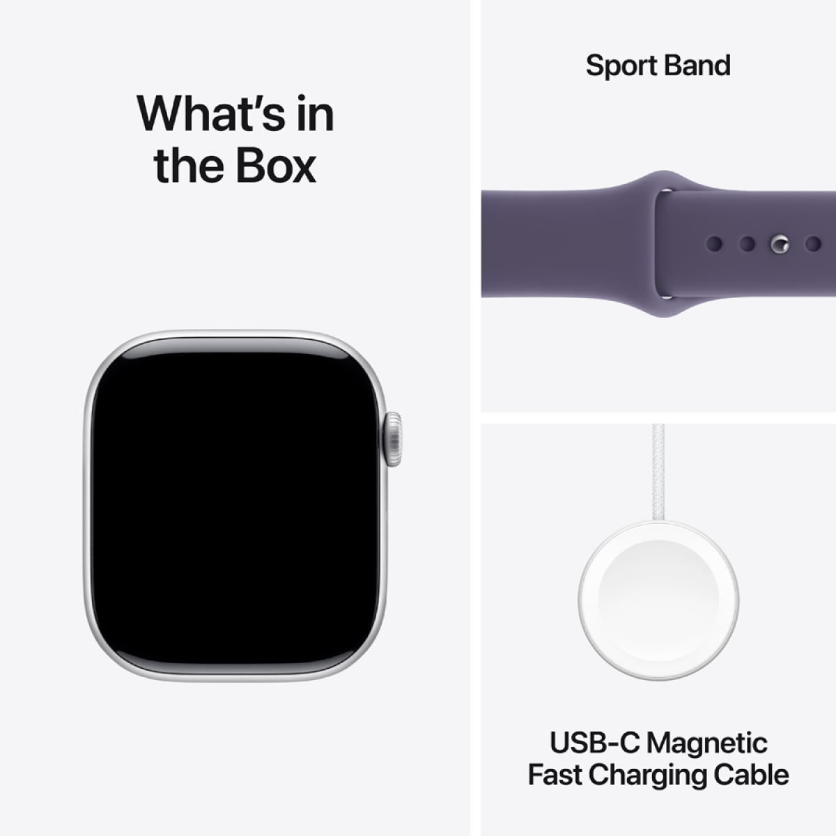 Apple Watch Series 11 GPS Sportuhr Aluminium 46 mm silber