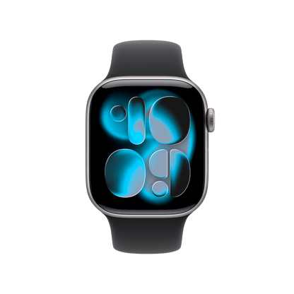 Apple Watch Series 11 GPS 42 mm Space Grey Aluminum with Black Sport Band