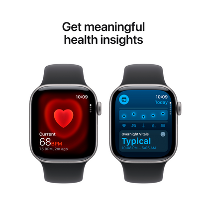 Apple Watch Series 11 GPS 42 mm Space Grey Aluminum with Black Sport Band