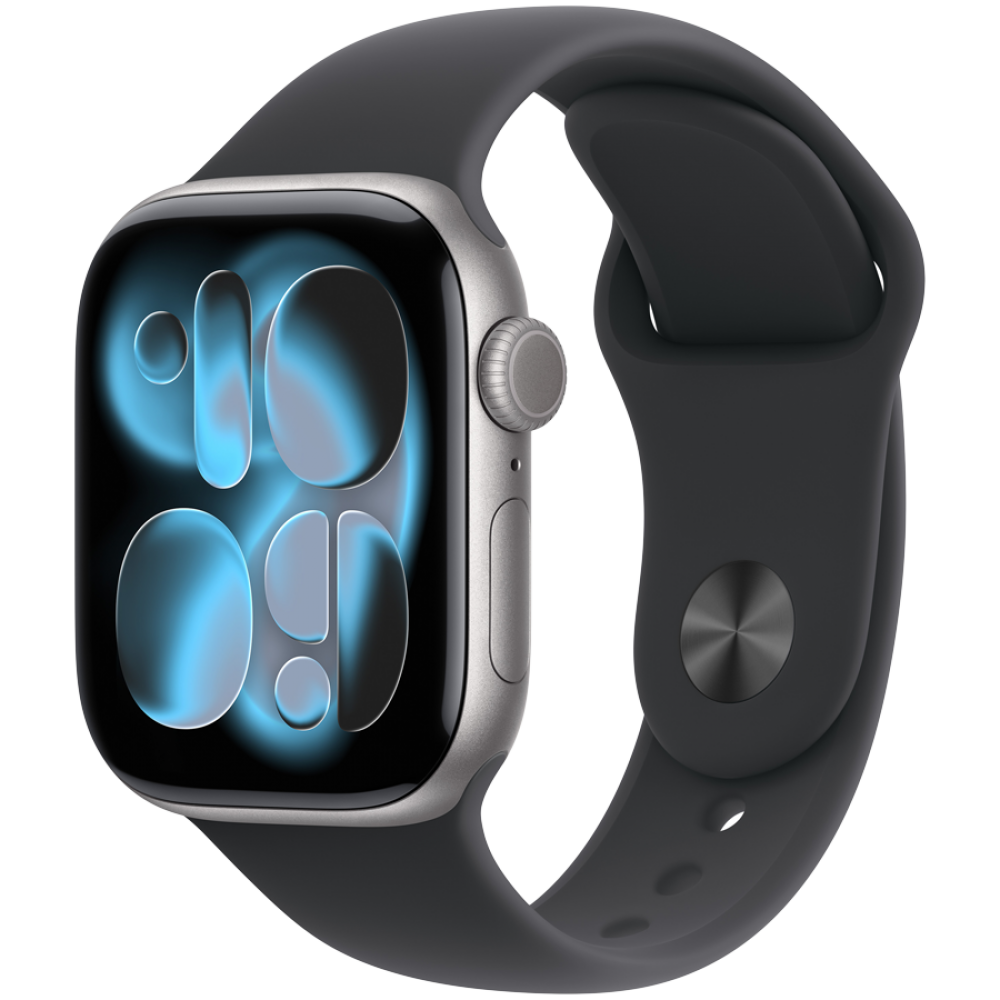 Apple Watch Series 11 GPS 42 mm Space Grey Aluminum with Black Sport Band