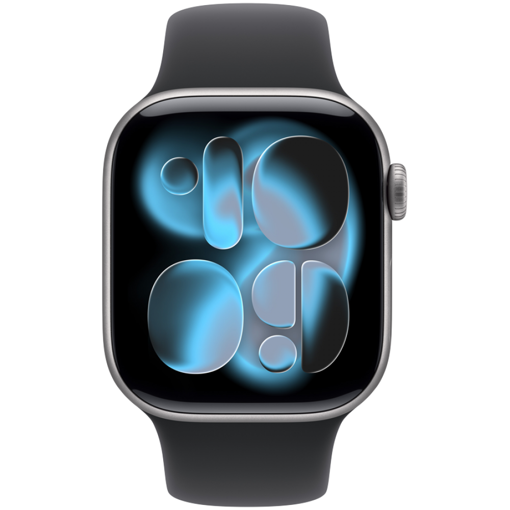 Apple Watch Series 11 GPS 42 mm Space Grey Aluminum with Black Sport Band