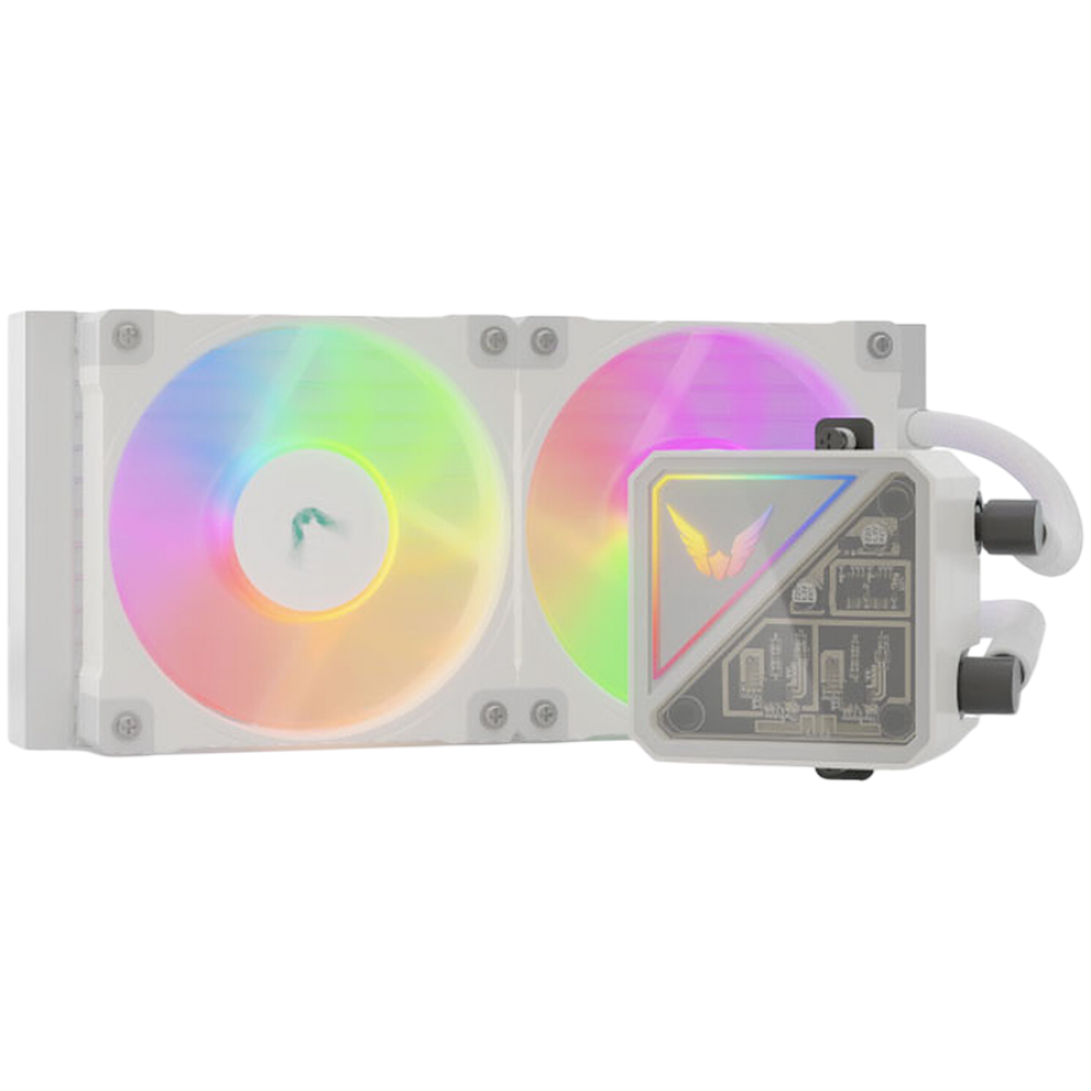 Valkyrie V240 Lite ARGB 240mm White Liquid Cooler