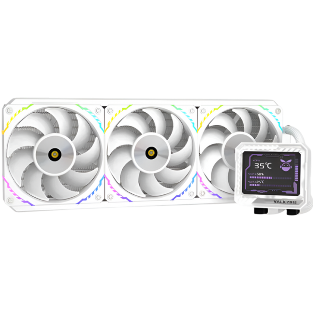 Valkyrie V360 LCD 300W Flüssigkeitskühlung weiß