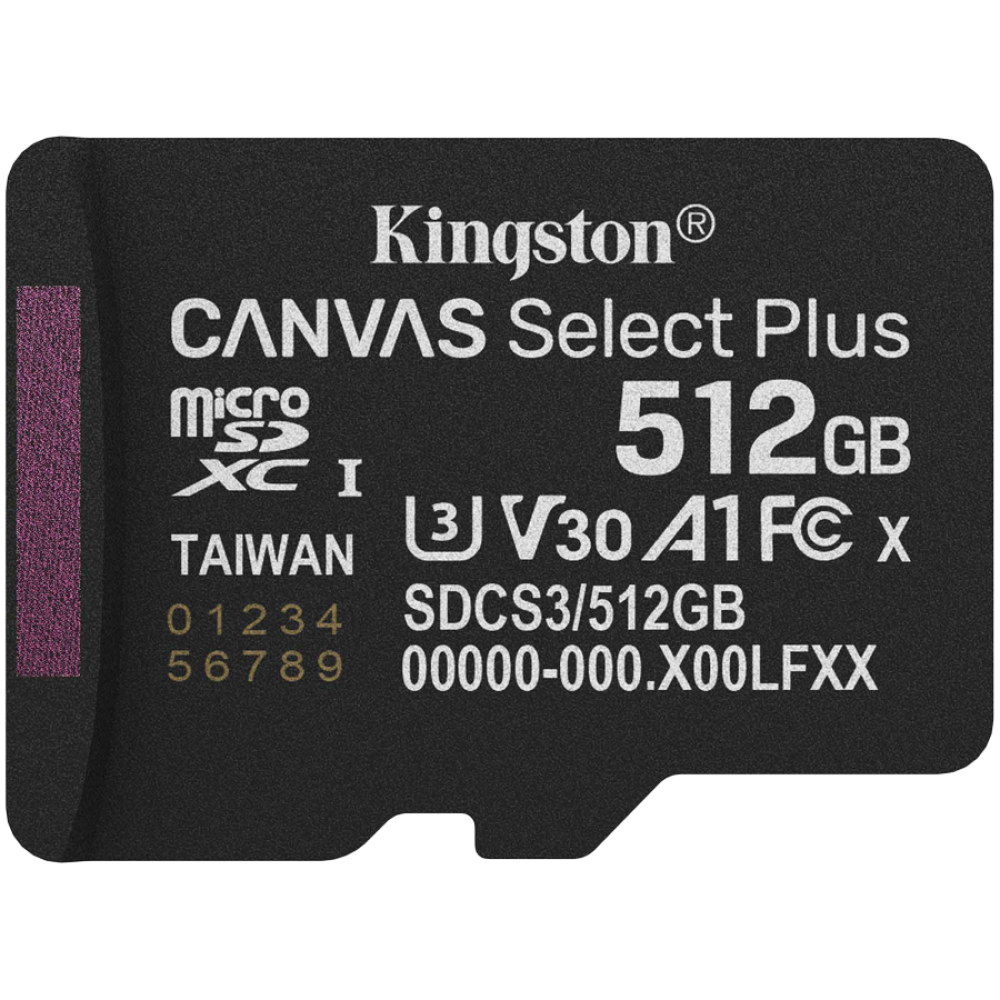 Kingston microSDXC-Karte 512 GB UHS-I U3 schwarz