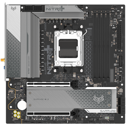 Motherboard SAPPHIRE AMD B850M AM5 NITRO+ Micro ATX DDR5 8000 MHz