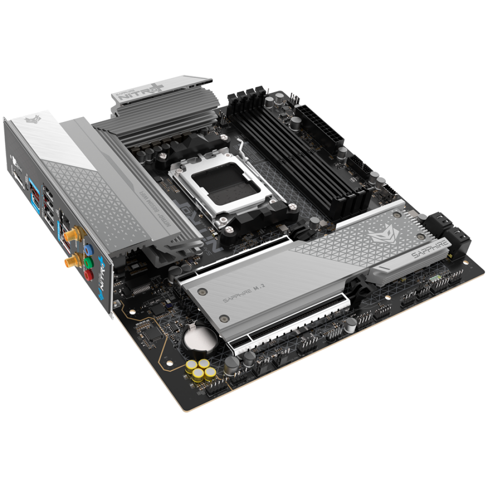 Motherboard SAPPHIRE AMD B850M AM5 NITRO+ Micro ATX DDR5 8000 MHz