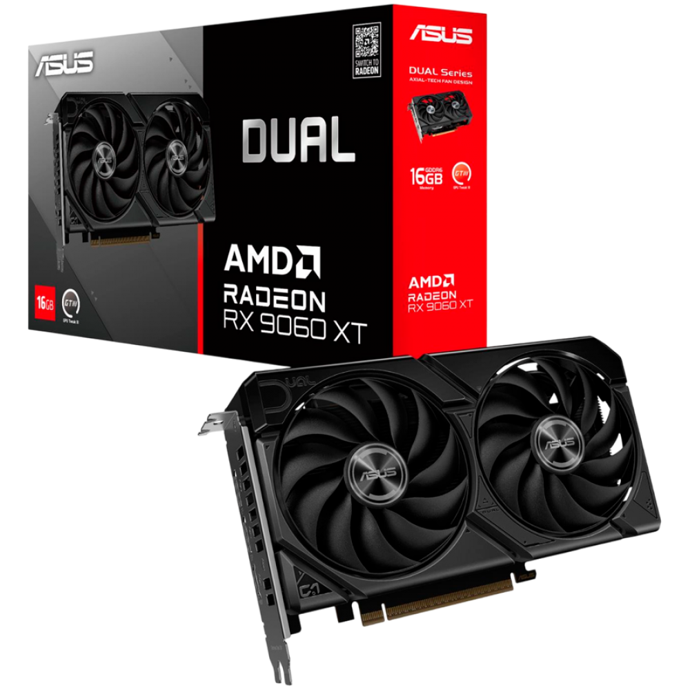 ASUS Radeon RX 9060 XT 16 GB GDDR6 Graphics Card