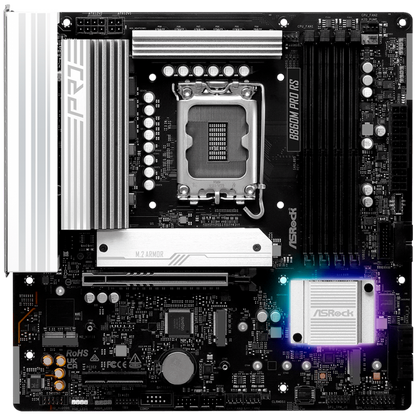 ASROCK B860M Pro RS mATX, 4x DDR5, 1x PCIe 5.0, 2.5GB LAN, HDMI, DP 1.4