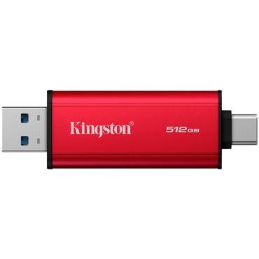 Dysk przenośny Kingston 512 GB USB 3.2 Gen 2 czerwony
