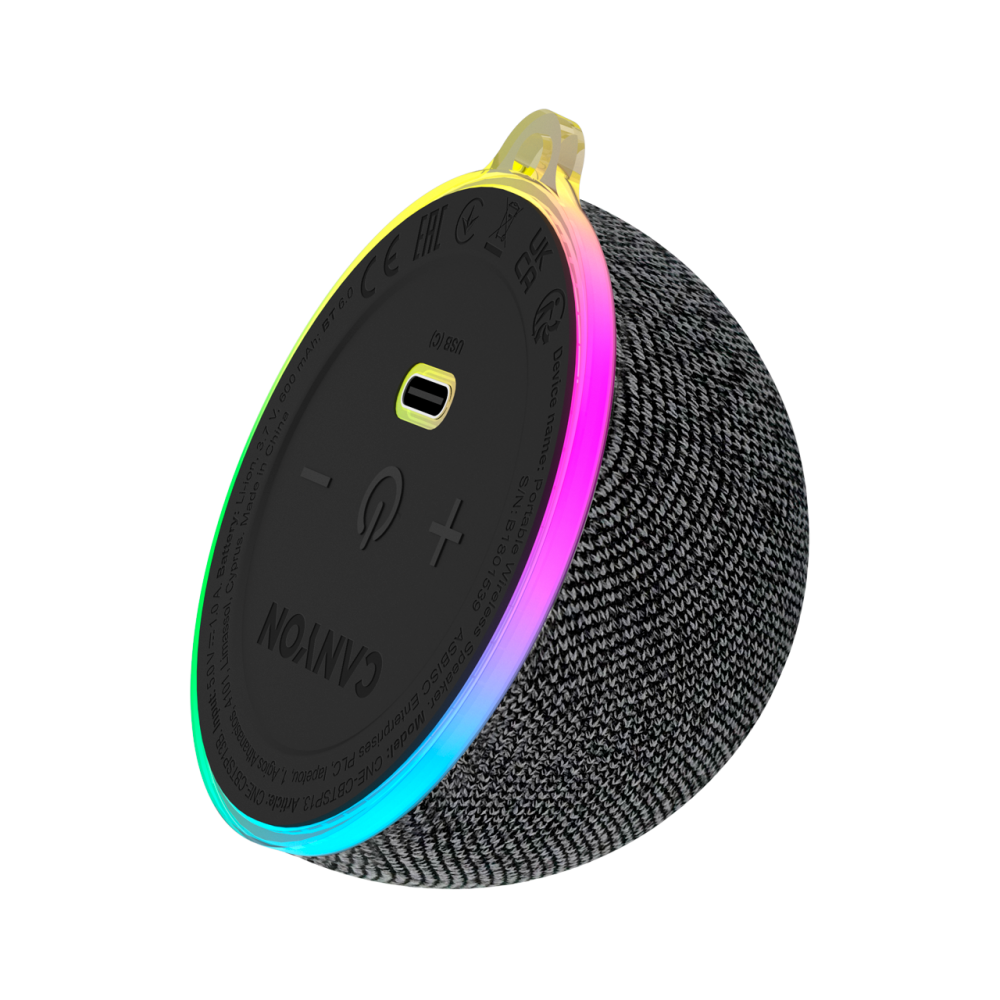 Głośnik Bluetooth CANYON OnMove 13 5W Magnetyczny Czarny