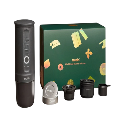 Outin Nano Espressomaschine OTEM 01 Space Gray mit Siebträger