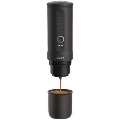 Outin Nano Espressomaschine OTEM 01 Space Gray mit Siebträger