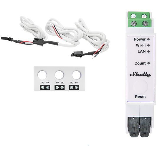 Inteligentny licznik energii Shelly Pro 3EM 3-fazowy