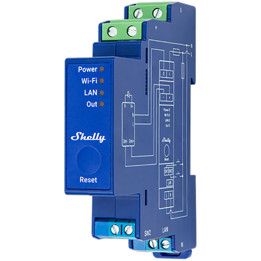 Shelly Pro Dimmer 10V Schalter