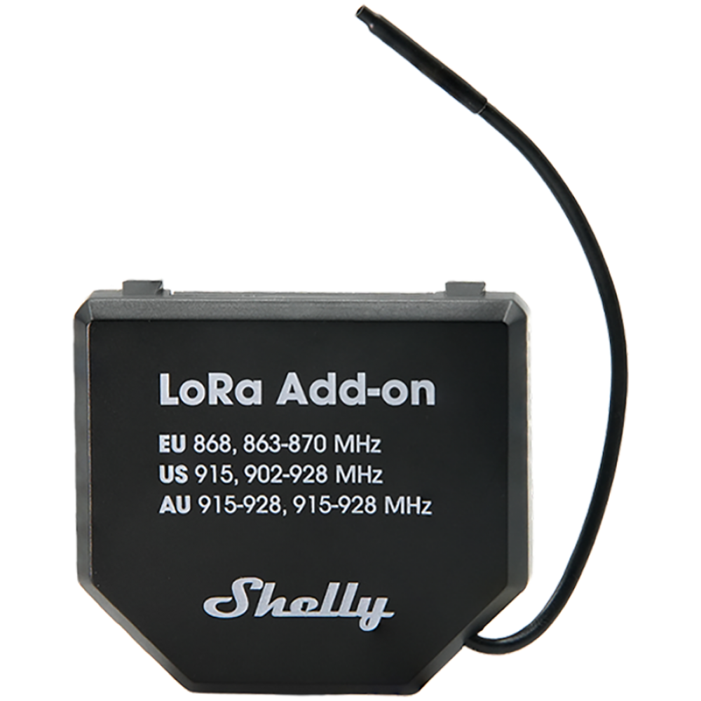 LoRa Shelly Add-on Modul für Smart-Home-Systeme