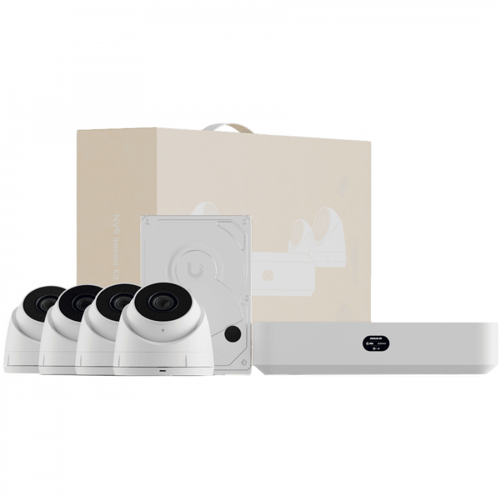 Ubiquiti UniFi NVR Instant Kit mit 4 G5 Turret Kameras und 1TB HDD