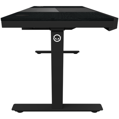 Verstellbarer Gaming-Schreibtisch mit PC, kabellosem Ladegerät, RGB, USB