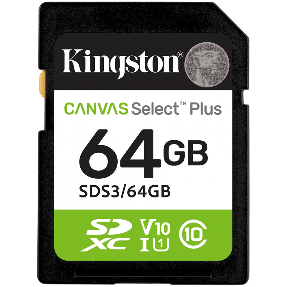 Kingston 64 GB SDXC UHS-I Class 10 3D NAND Speicherkarte