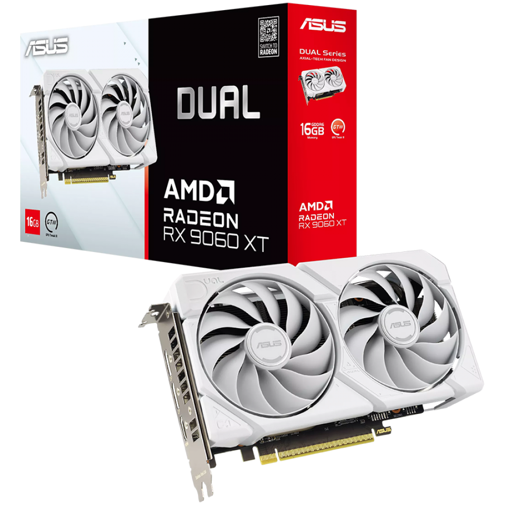 Graphics card ASUS Dual Radeon RX 9060 XT 16GB GDDR6