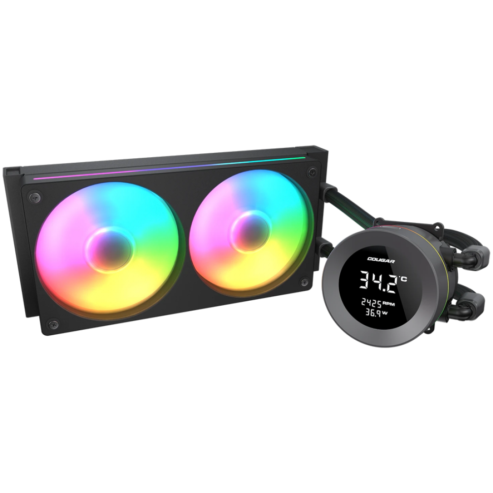 COUGAR Poseidon Vistek ARGB 240 Liquid CPU Cooler White