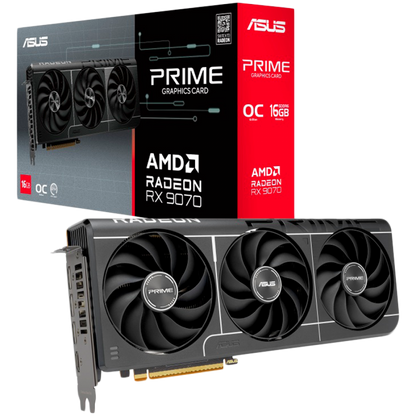 ASUS PRIME Radeon RX 9070 EVO OC 16GB GDDR6 Graphics Card