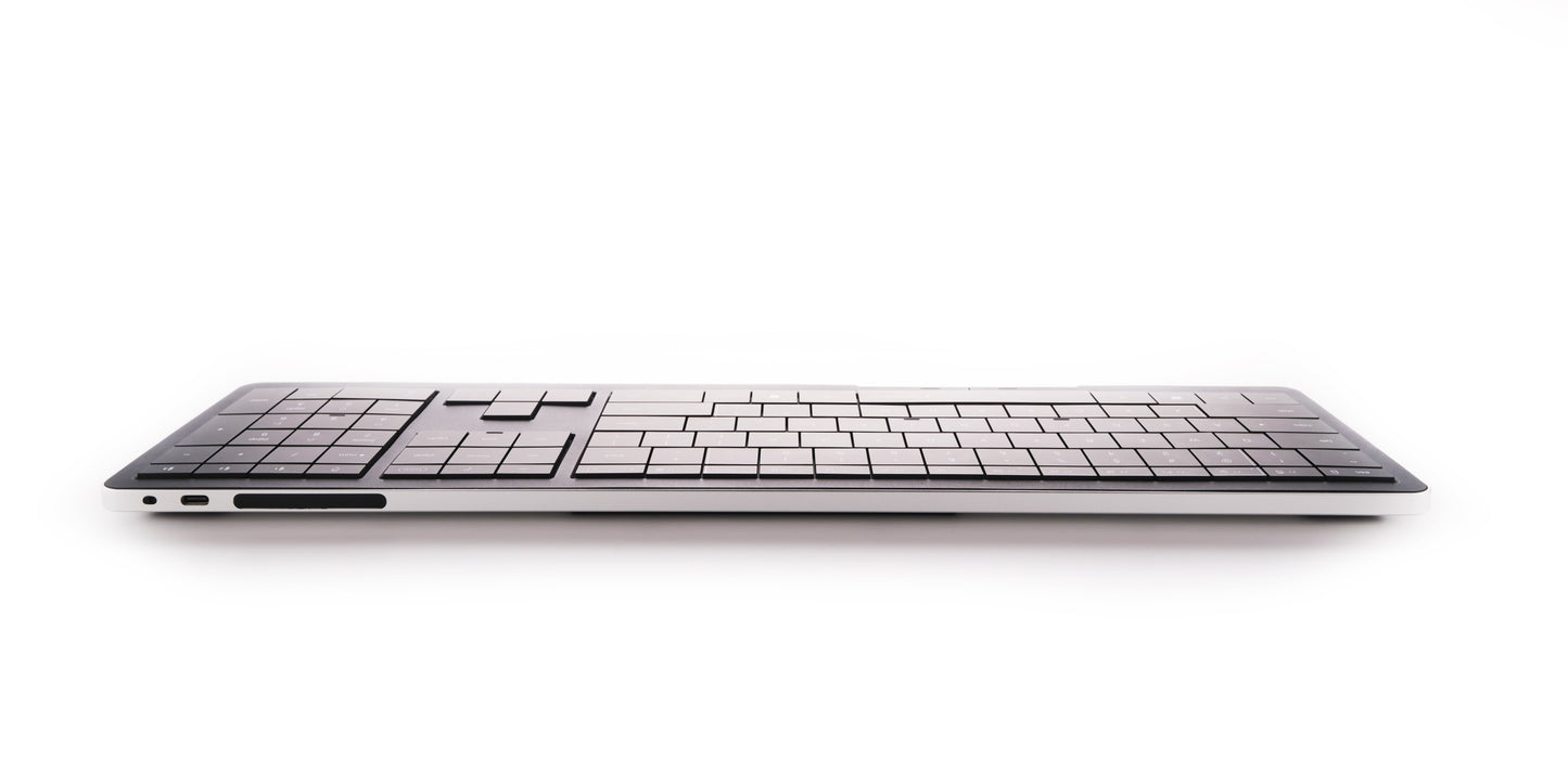CLEVETURA CLVX 1 RGB Touch-Tastatur Windows/MacBook iMac Schwarz