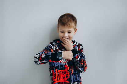 Smartwatch for kids 4G GPS with camera SOS Canyon Jondy KW-44 blue