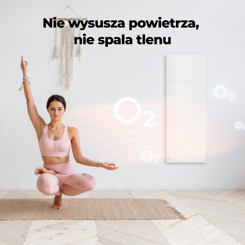 Aeno Smart Infrarot-Elektroheizung 700W slim 1cm weiß