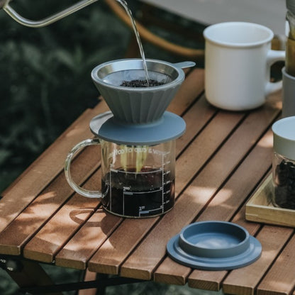 Buydeem CD1024 Pour Over Coffee and Tea Brewer Set 350ml Grey