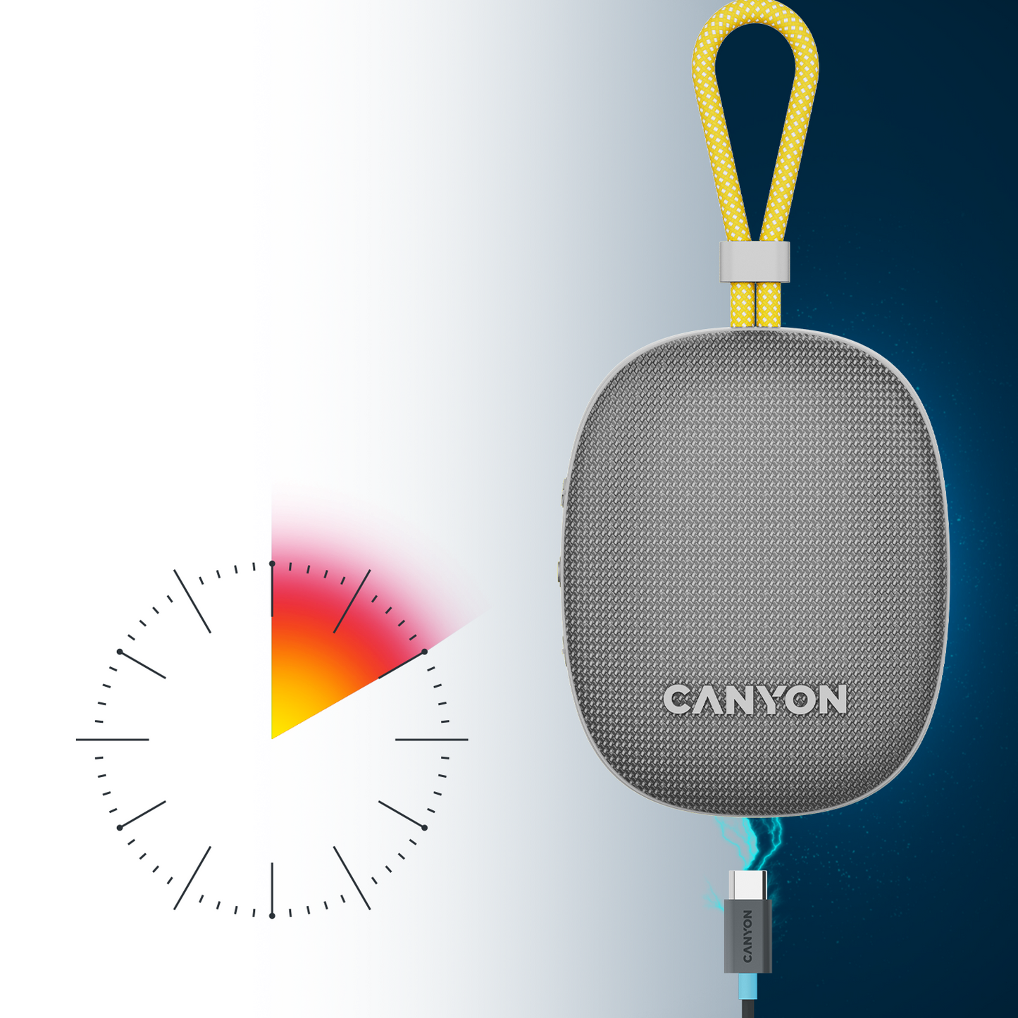 Bluetooth Portable Speaker 5W IPX7 TWS Canyon OnMove 12 Mint