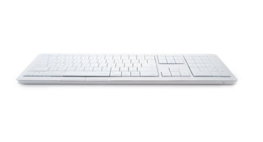 CLEVETURA CLVX 1 RGB Touch-Tastatur MacOS Windows Linux Weiß