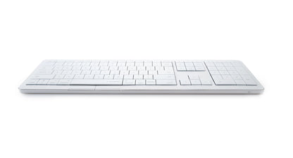 CLEVETURA CLVX 1 RGB Touch-Tastatur MacOS Windows Linux Weiß