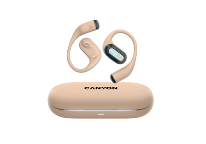Kabellose Kopfhörer, nicht im Ohr, 50h und ENC Canyon OnFlow 12 beige