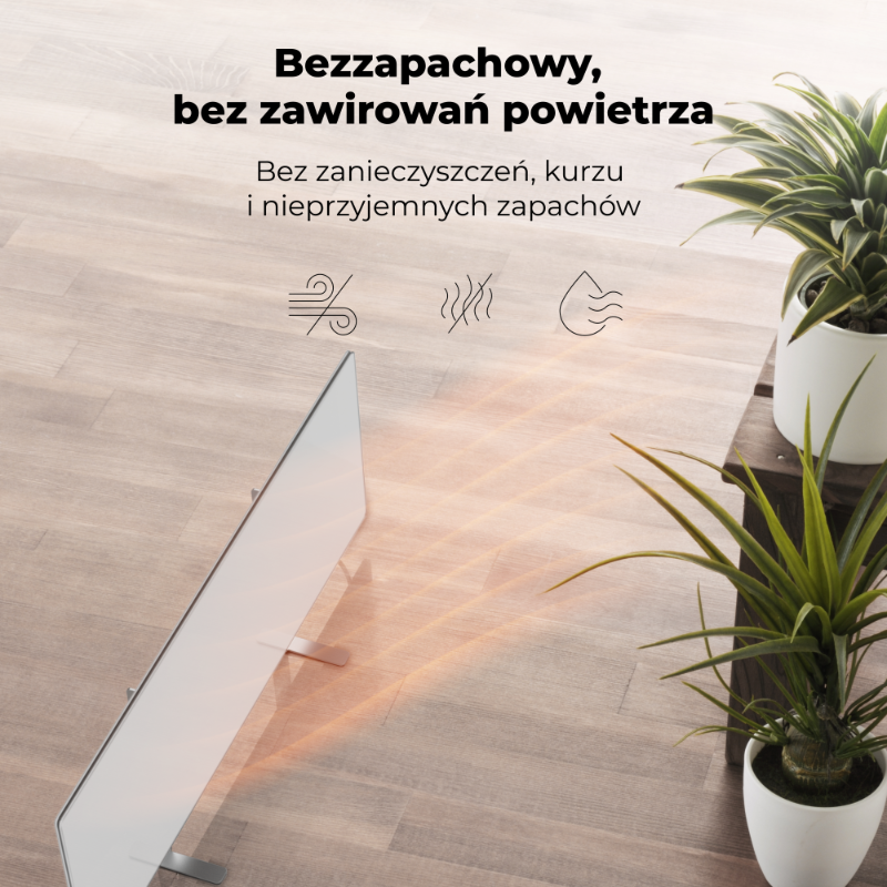 Aeno Smart Infrarot-Elektroheizung 700W slim 1cm weiß