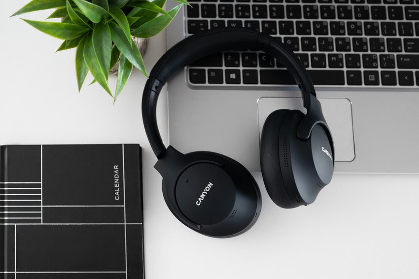 Canyon OnRiff 10 Black Wireless Over-Ear ANC Headphones