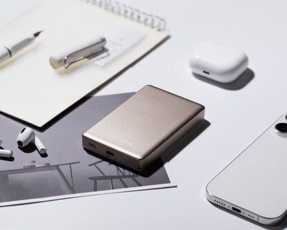 Powerbank 10000 mAh PD20W slim Magsafe Canyon OnPower 510 grau