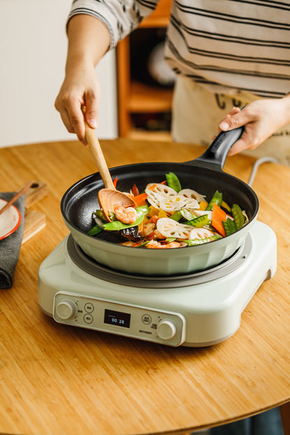 Buydeem CP151 Aluminum Non-stick Frying Pan 25cm Green
